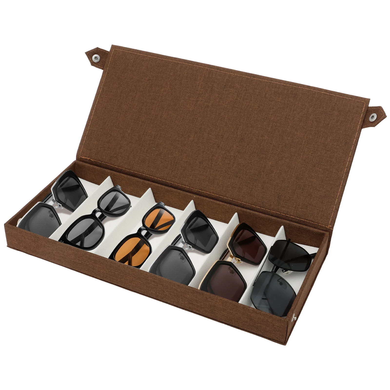 Jewelry Eyewear Watches & Accessories - 6 Slots Sunglasses Storage Box Jewelry