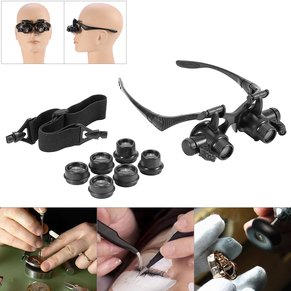 Jewelry Eyewear Watches & Accessories - Head Loupe New Head Wearing Magnifying