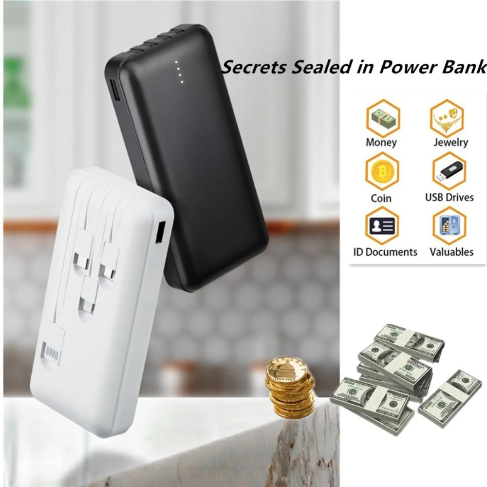 Jewelry Store For Watches - Portable Power Bank-shaped Storage Box Can