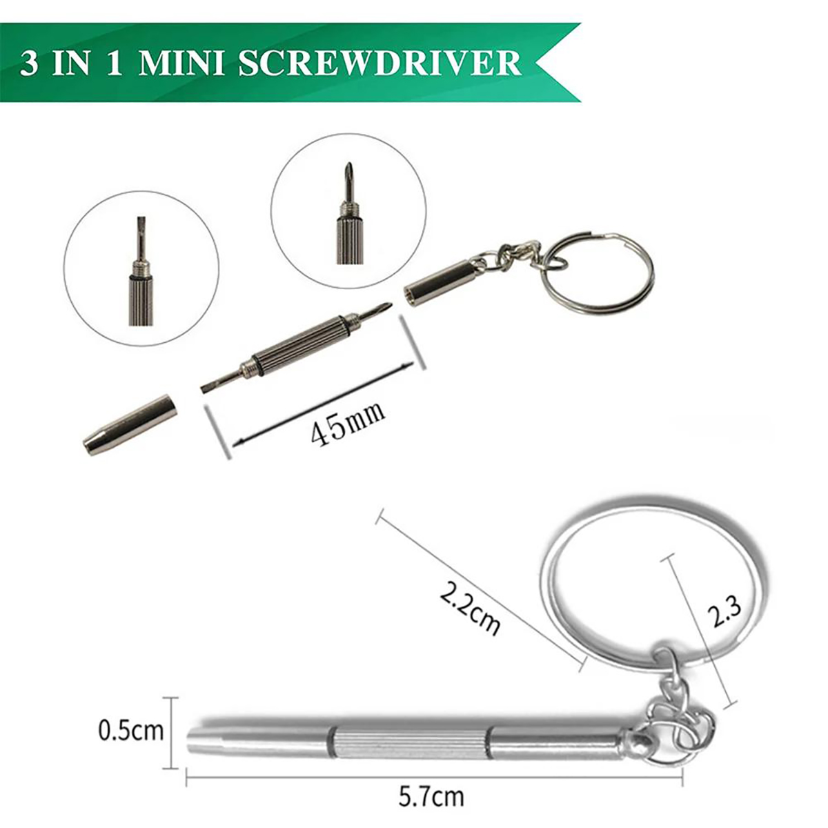 1/2PCS Precision 3 in1 Screwdr - đánh giá và giá Jewelry Watches Repair