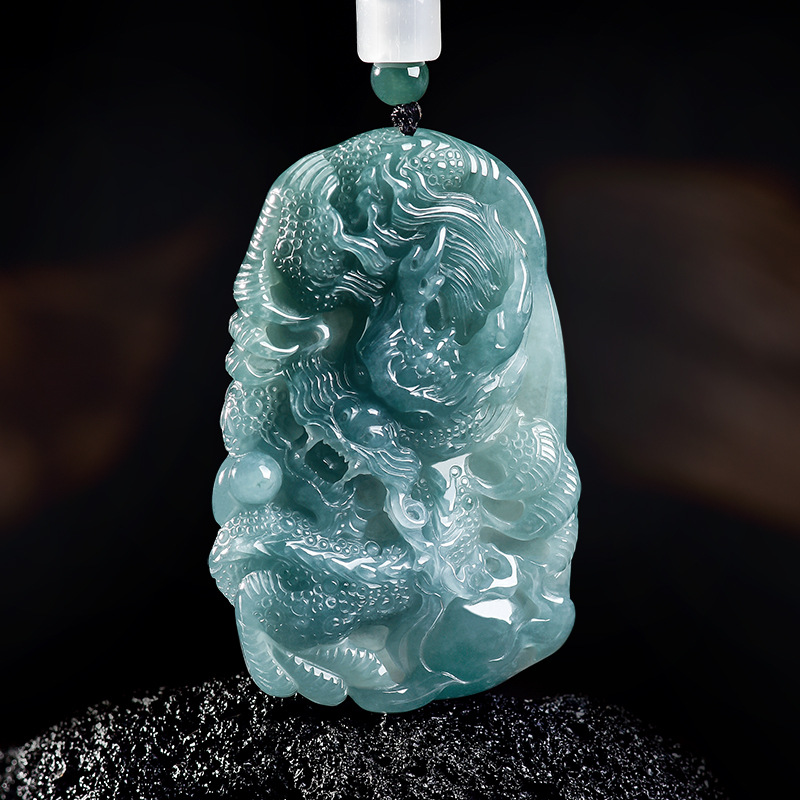 Natural Burmese Jadeite Dragon - đánh giá và giá Jewelry & Watches Vitopoulos