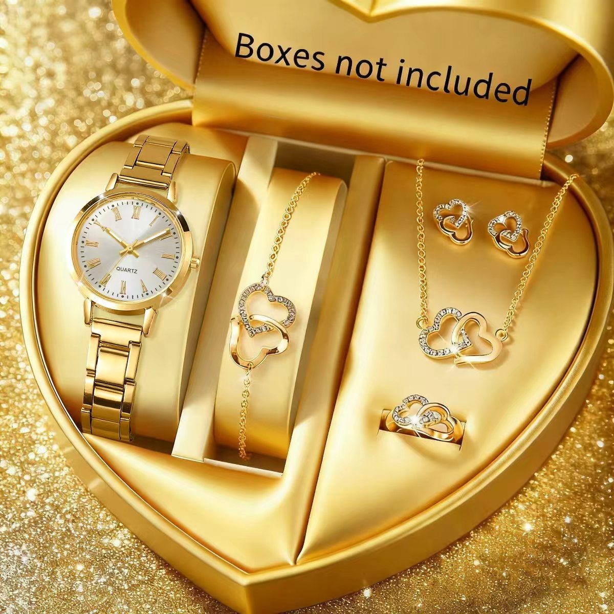 6PCS Fashion Women's Quartz Wa - đánh giá và giá Jewelry Box Watches Bracelets