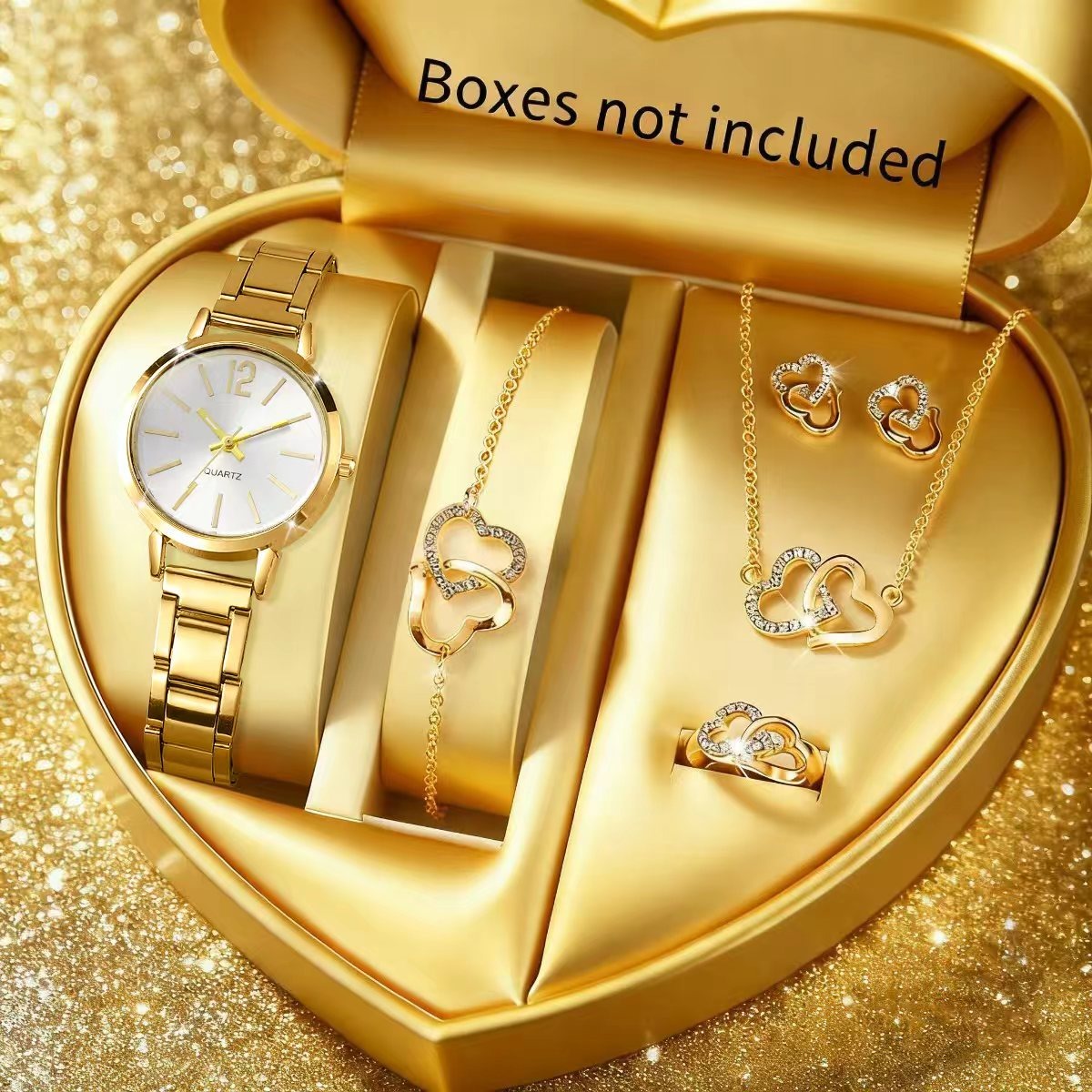 6PCS Fashion Women's Quartz Wa - đánh giá và giá Jewelry Box Watches Bracelets