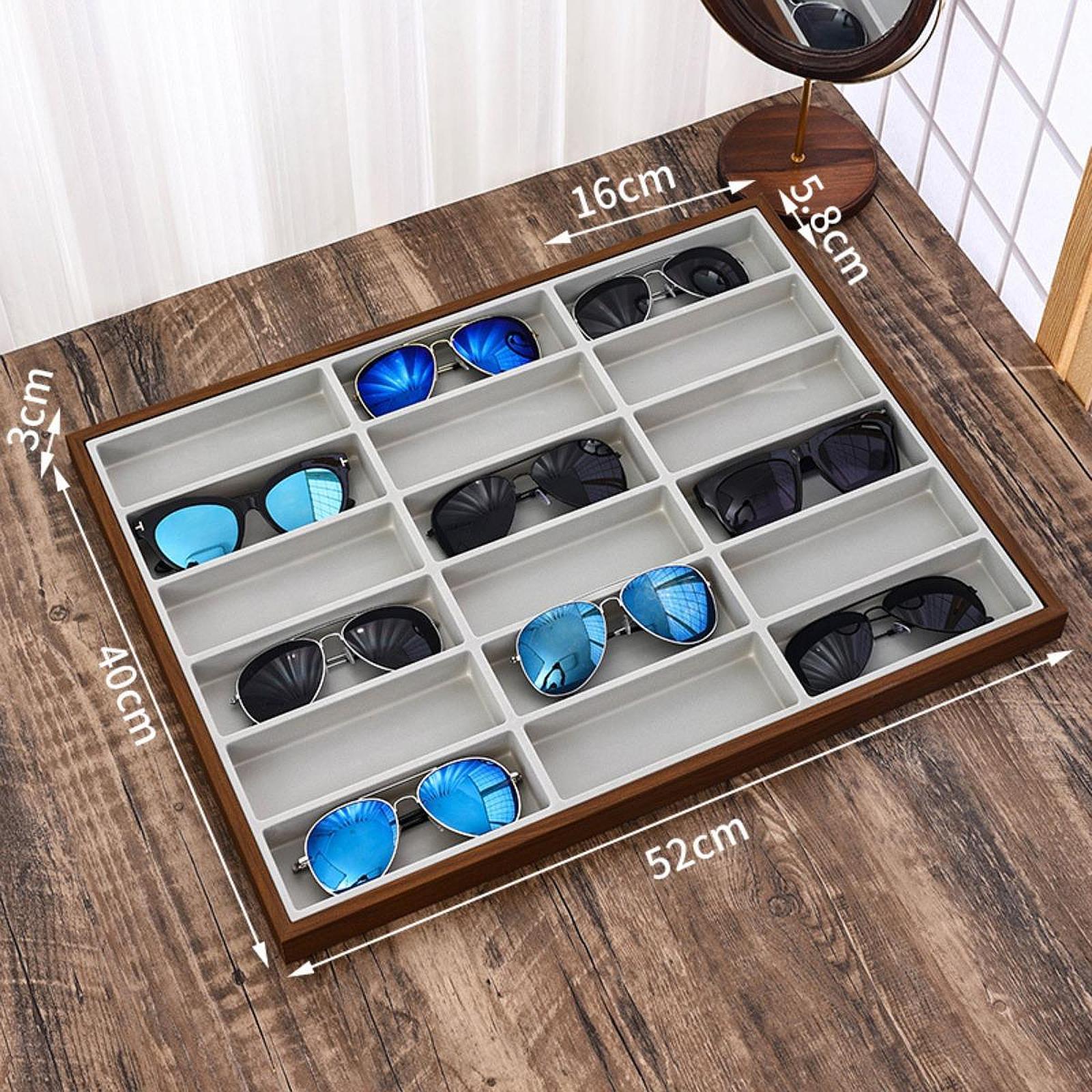 Eyeglass Organizer Box 18 Comp - đánh giá và giá Jewelry Eyewear Watches & Accessories