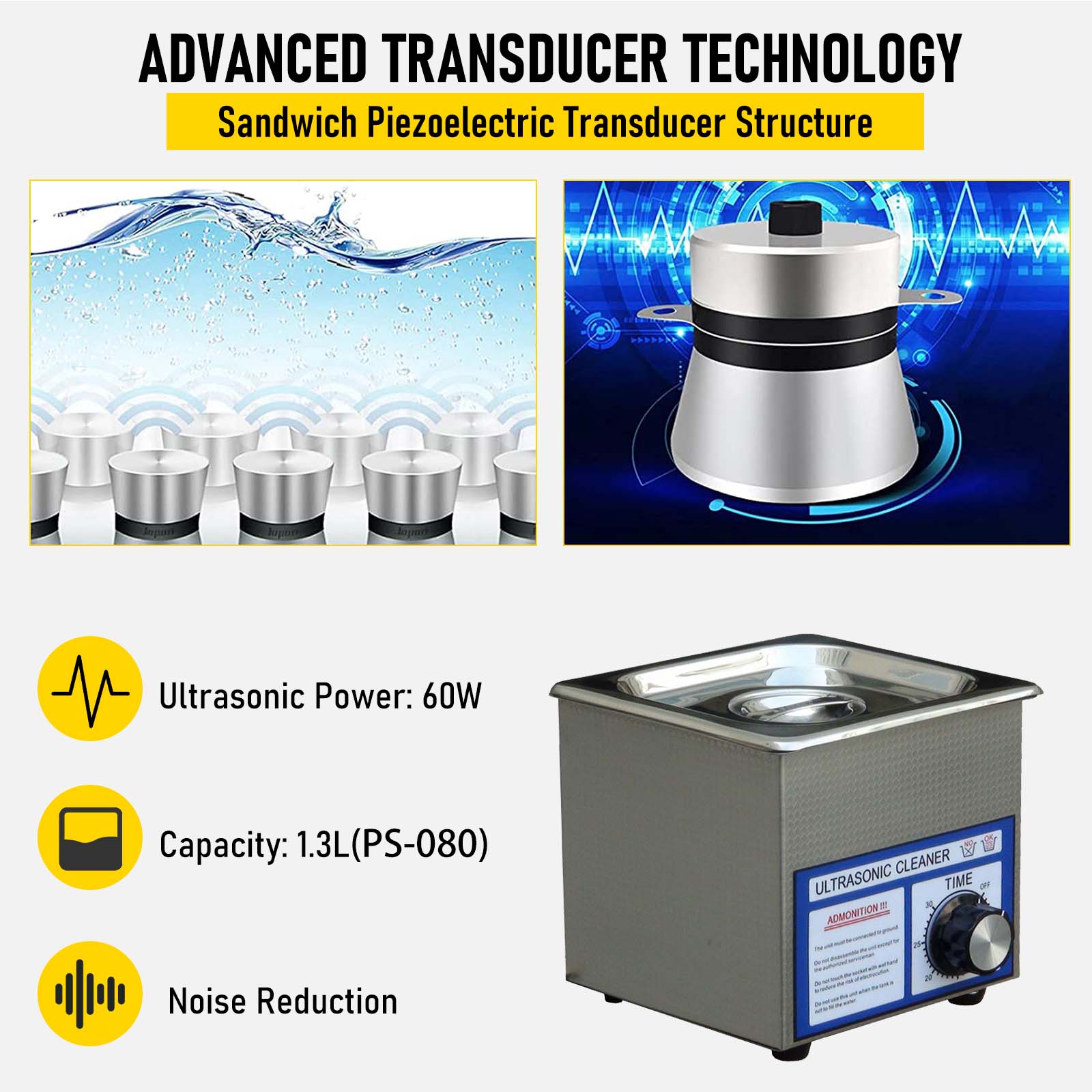 1.3L-3L Ultrasonic Cleaner PS- - đánh giá và giá Jewelry Eyewear Watches & Accessories