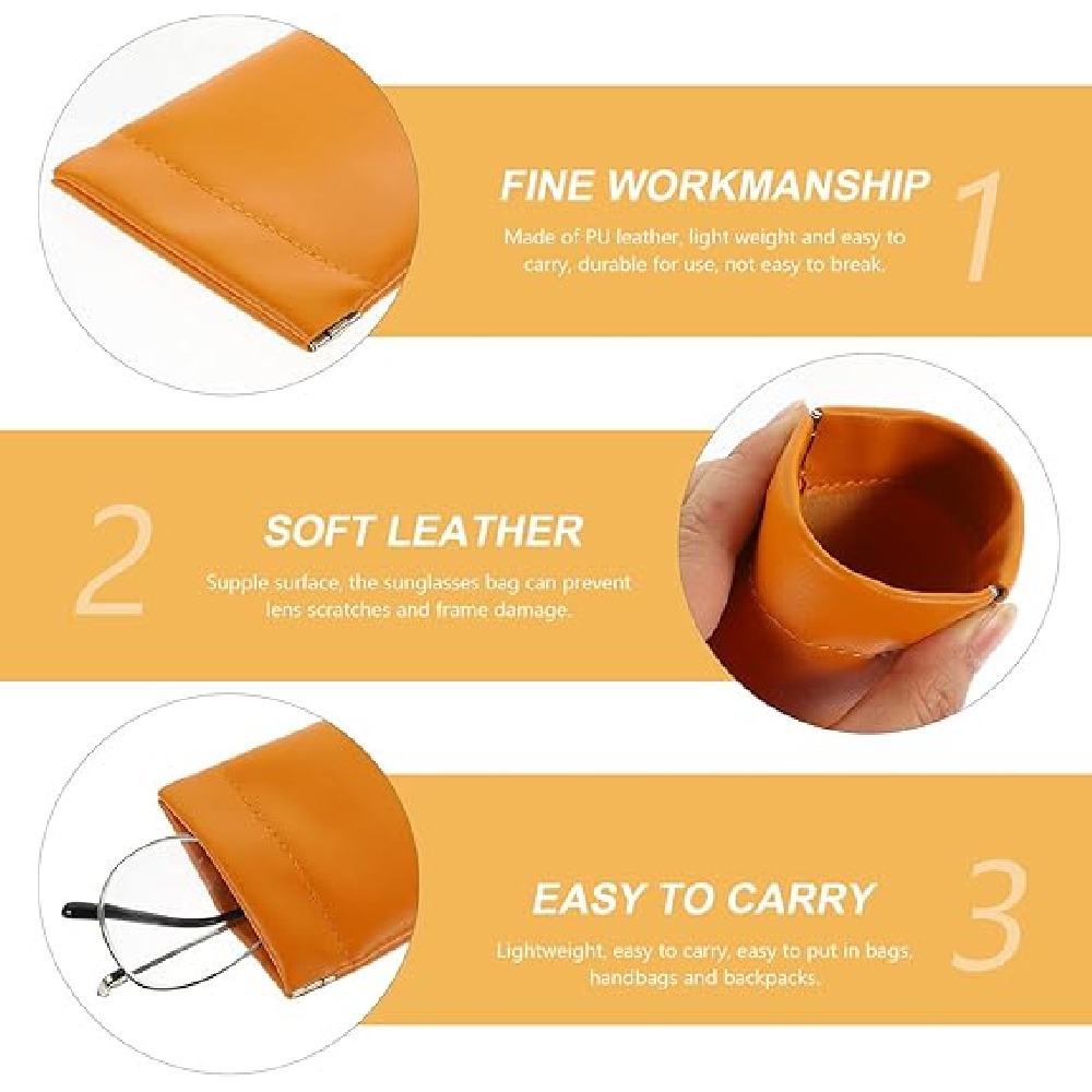 3 Pack PU Leather Storage Pouc - đánh giá và giá Jewelry Eyewear Watches & Accessories
