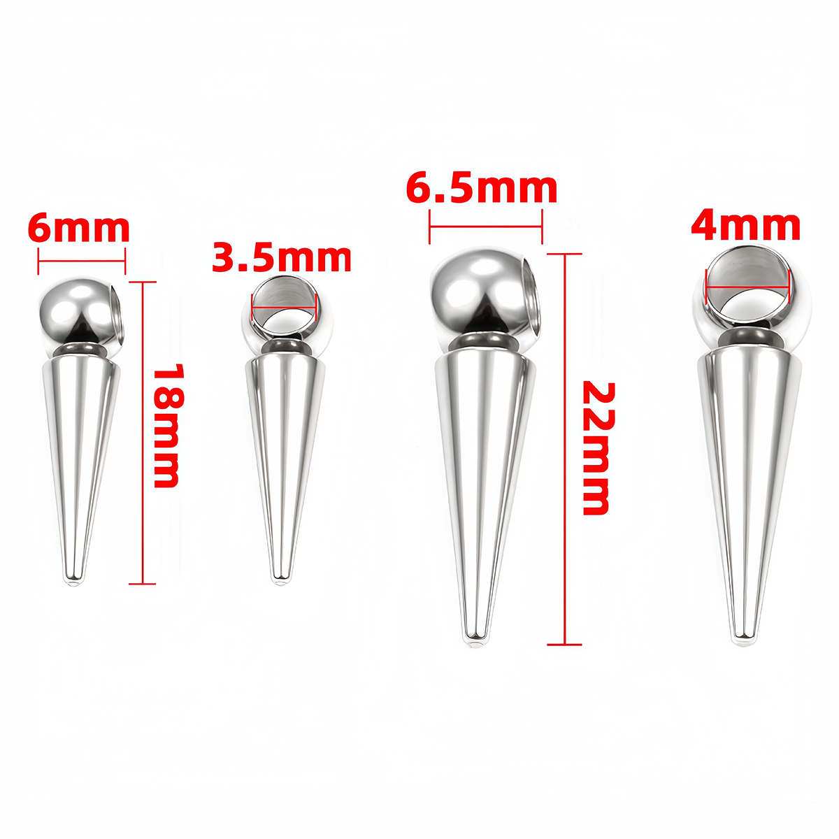 10pcs Retro Cone Charms Pendan - đánh giá và giá Moon Star Earrings