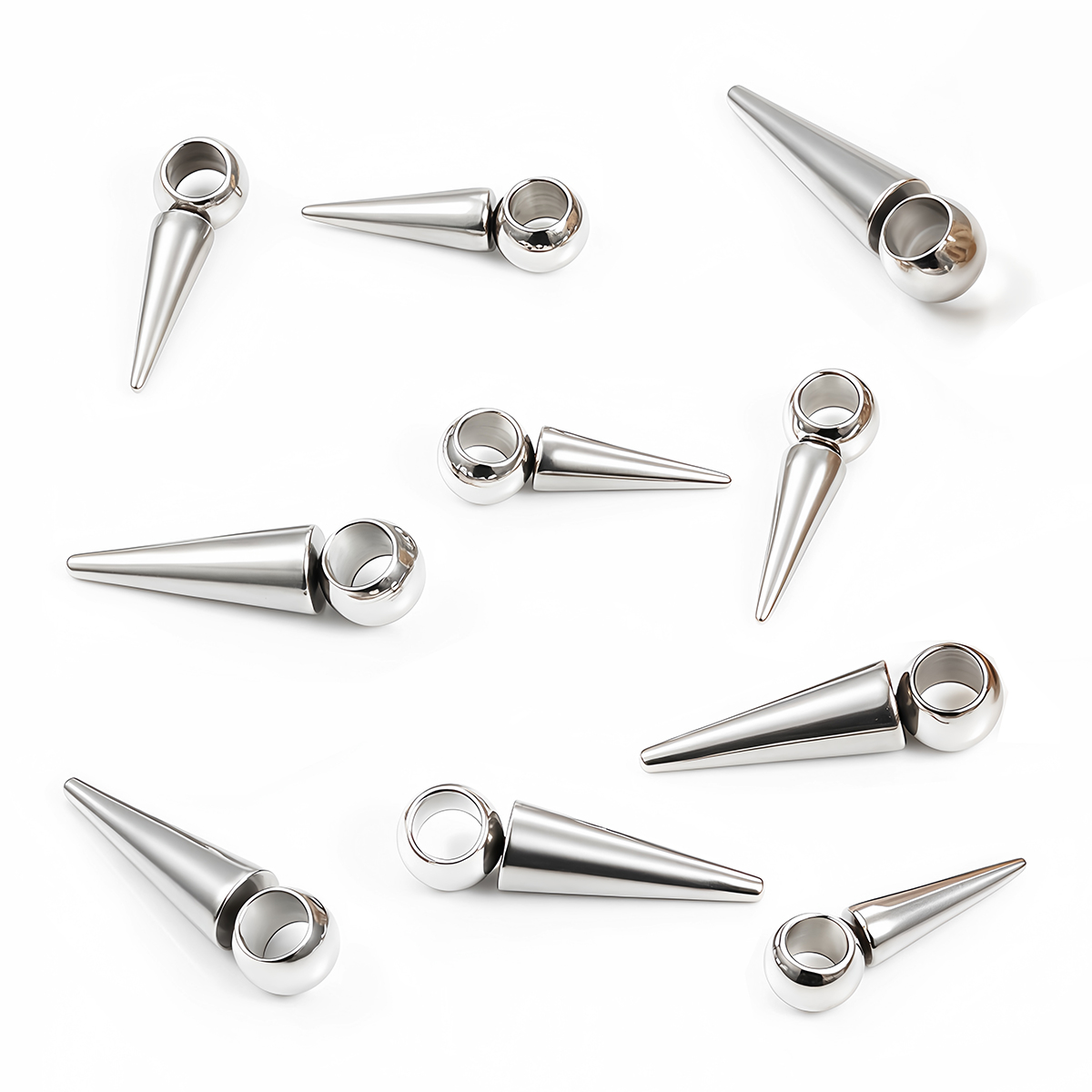 10pcs Retro Cone Charms Pendan - đánh giá và giá Moon Star Earrings