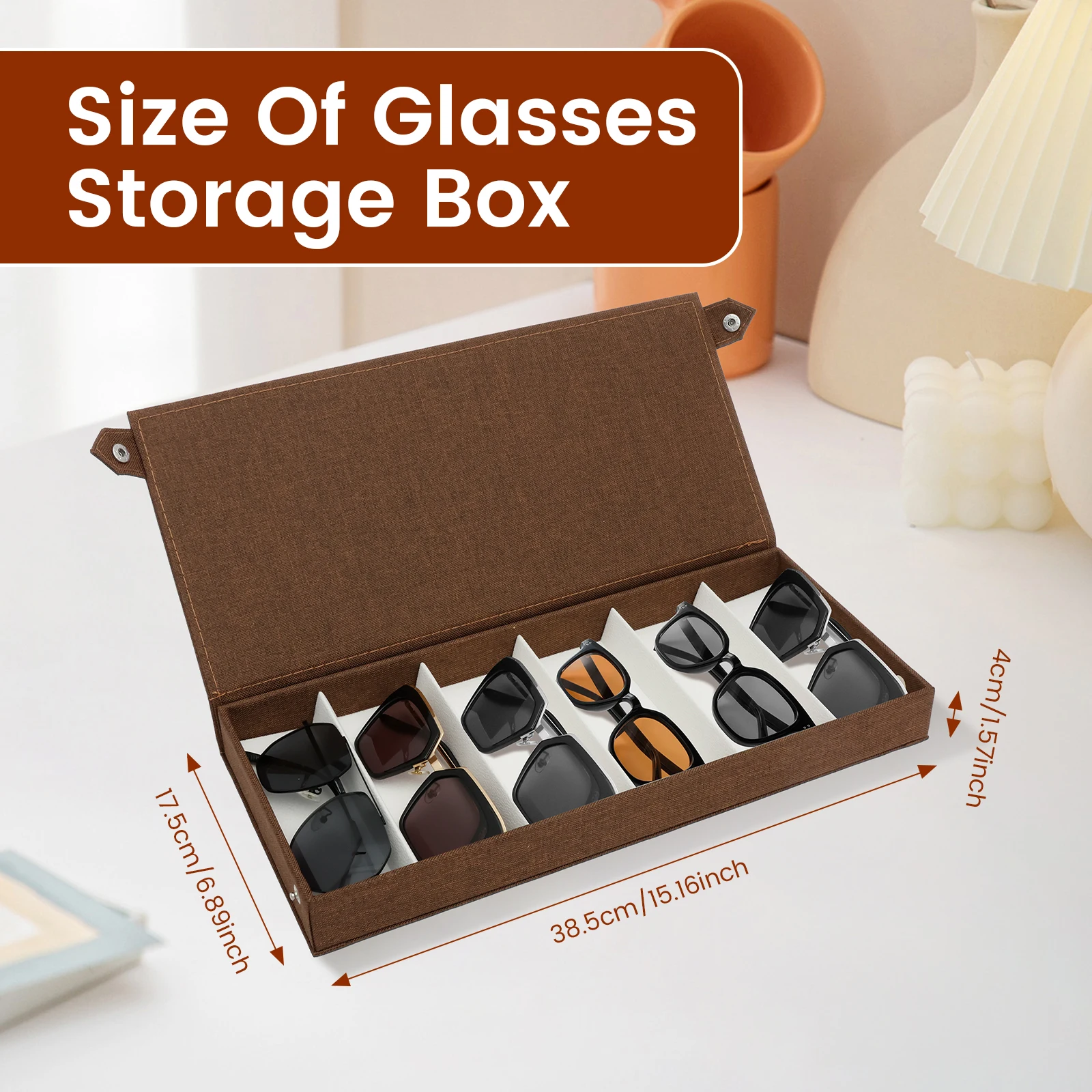 6 Slots Sunglasses Storage Box - đánh giá và giá Jewelry Eyewear Watches & Accessories