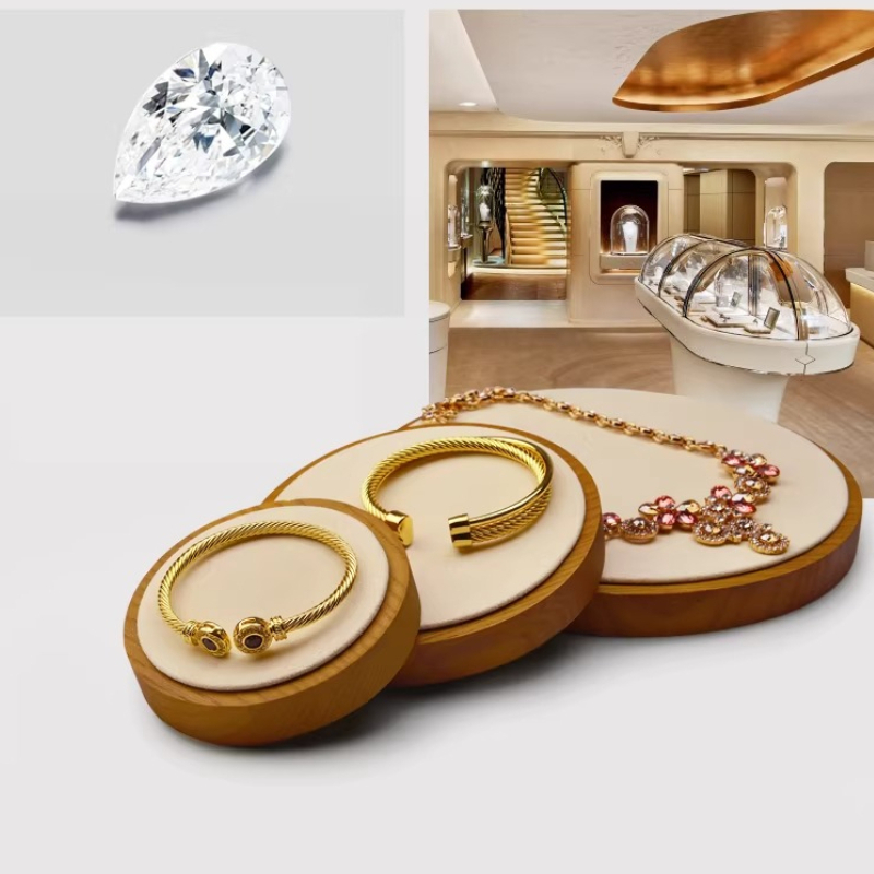 Solid Wood Jewelry Display Tra - đánh giá và giá Jewelry Store For Watches