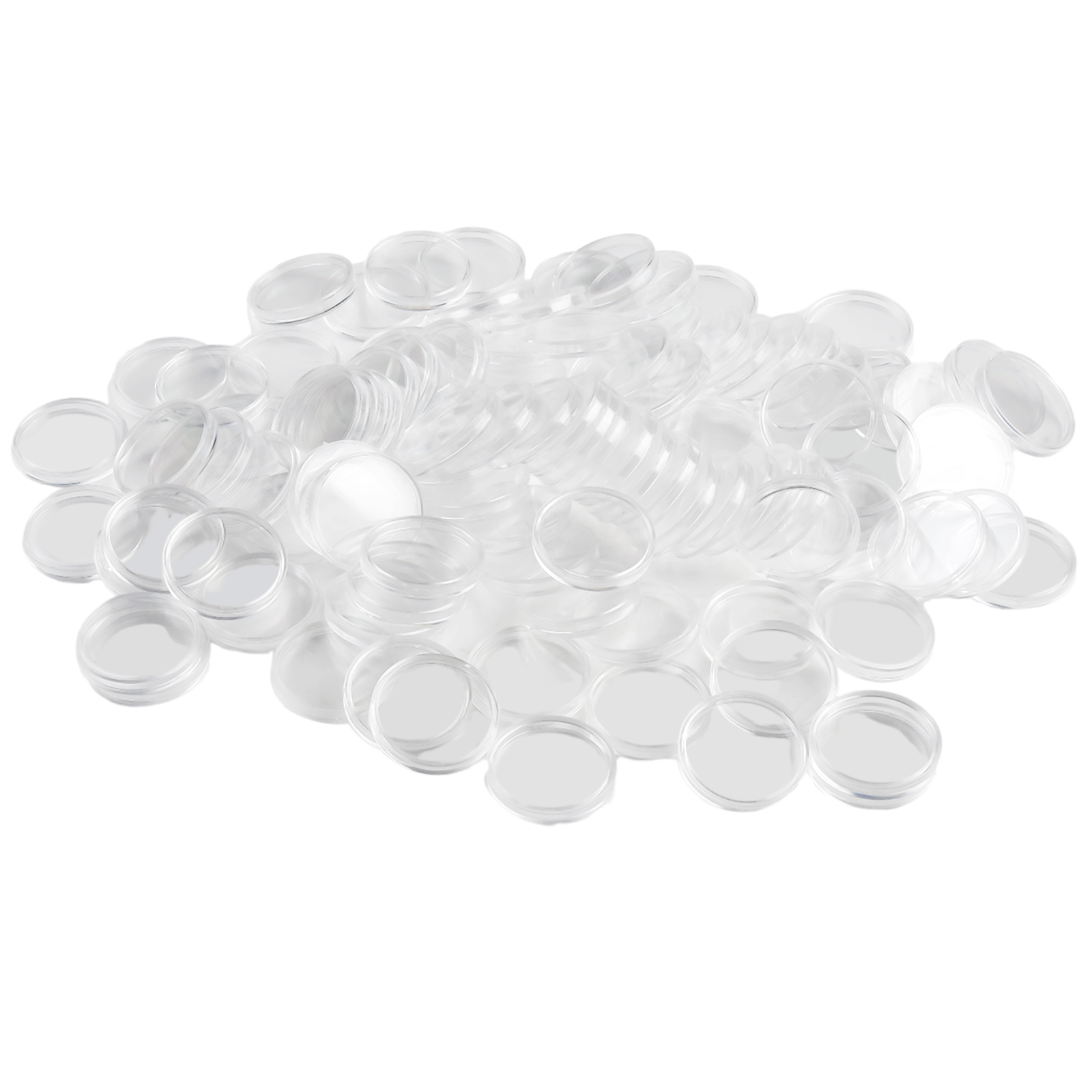 100Pcs Transparent Plastic Rou - đánh giá và giá Collectors Coins Jewelry & Watches Of Smithtown Photos