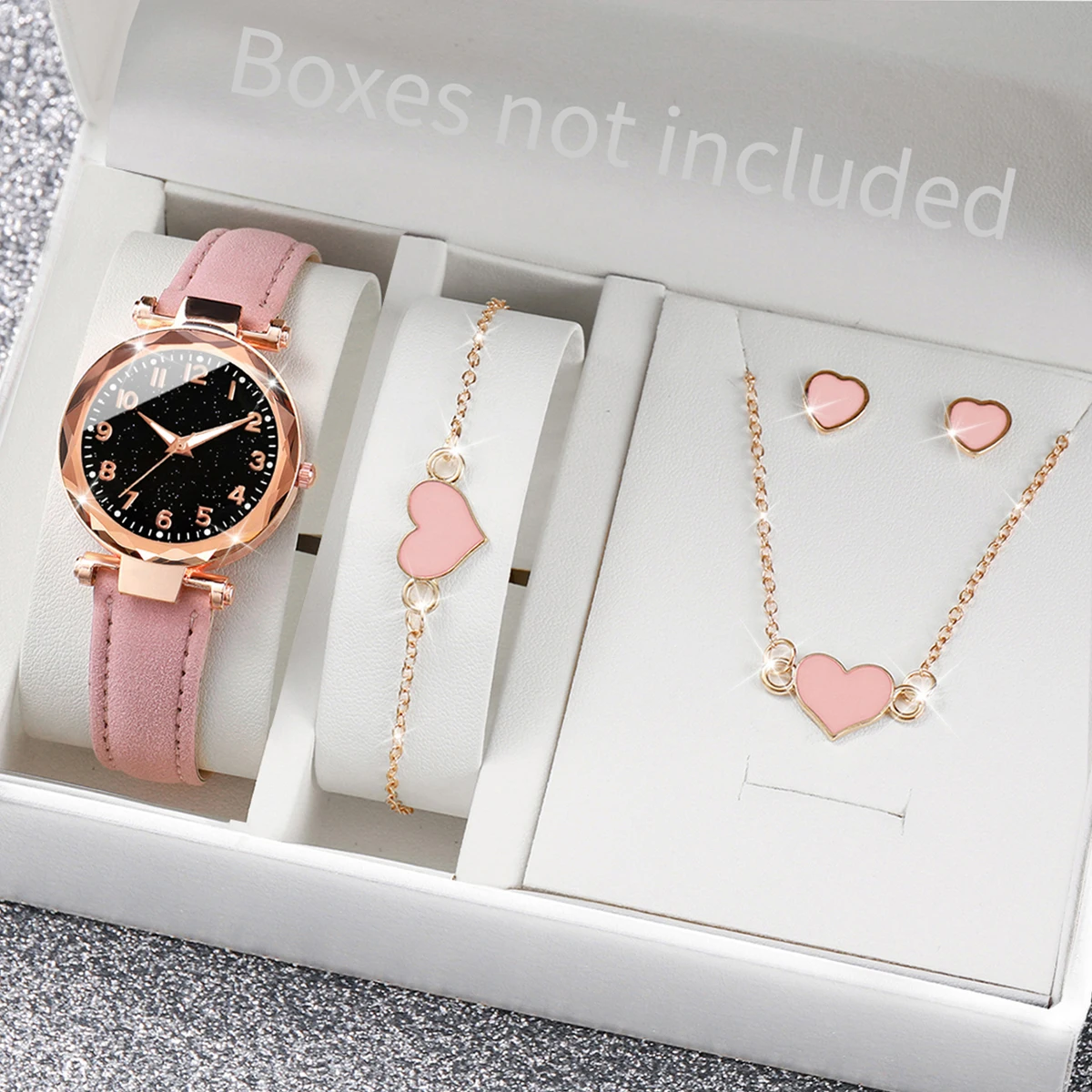 5/6PCS Fashion Women Watches C - đánh giá và giá Jewelry Box Watches Bracelets