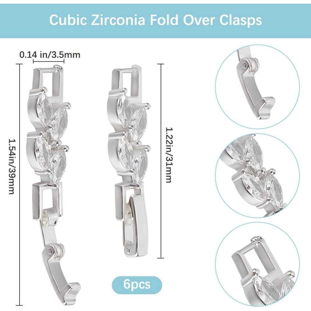 1 Box 6Pcs Bracelet Extender C - đánh giá và giá Jewelry Box Watches Bracelets