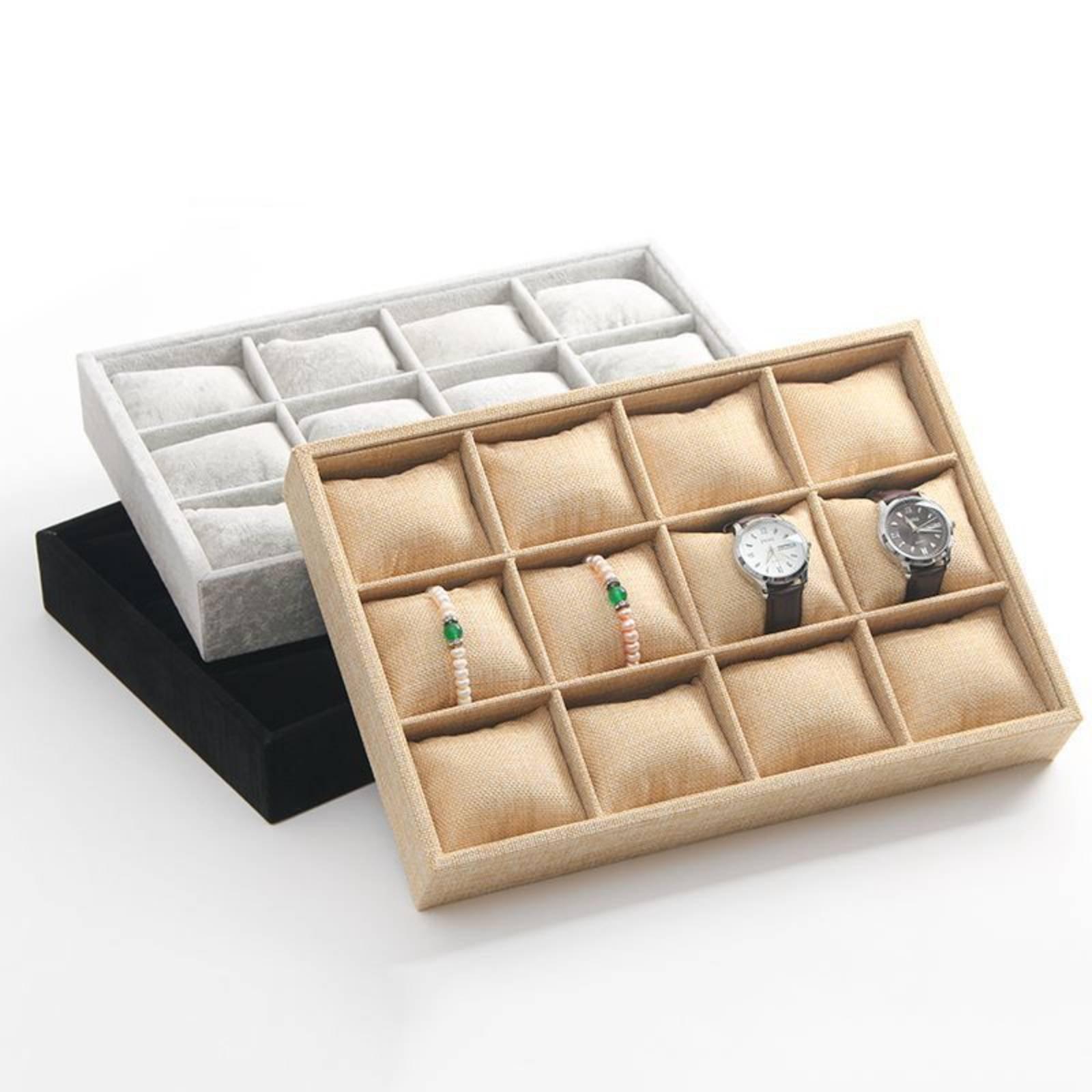 Fabric Jewelry Holder Open Top - đánh giá và giá Jewelry Store For Watches