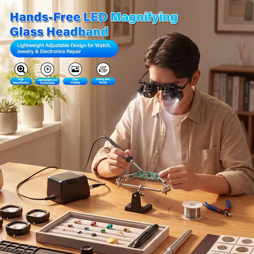 Portable 2X-24X Headband Magni - đánh giá và giá Jewelry Eyewear Watches & Accessories
