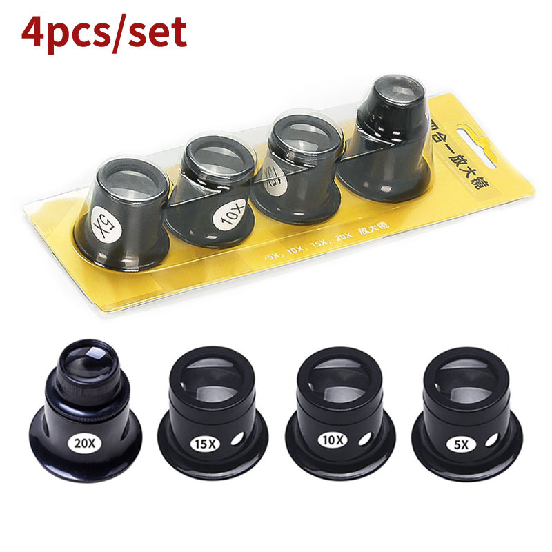 4pcs/set Monocular Magnifying  - đánh giá và giá Jewelry Eyewear Watches & Accessories