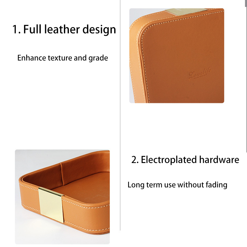 Leather Desk Tray Desktop Stor - đánh giá và giá Jewelry Store For Watches