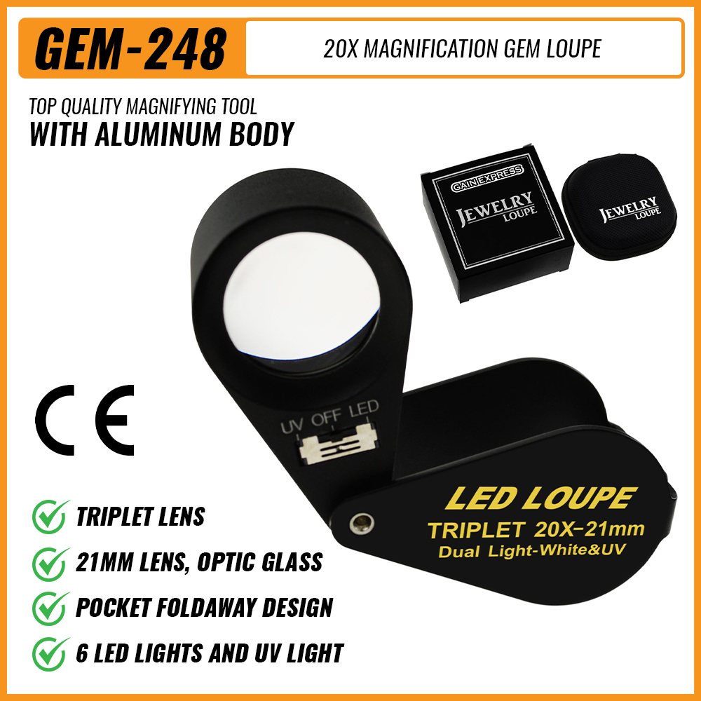 20x Jewelry Loupe 21mm Dual Li - đánh giá và giá Collectors Coins Jewelry & Watches Of Smithtown Photos