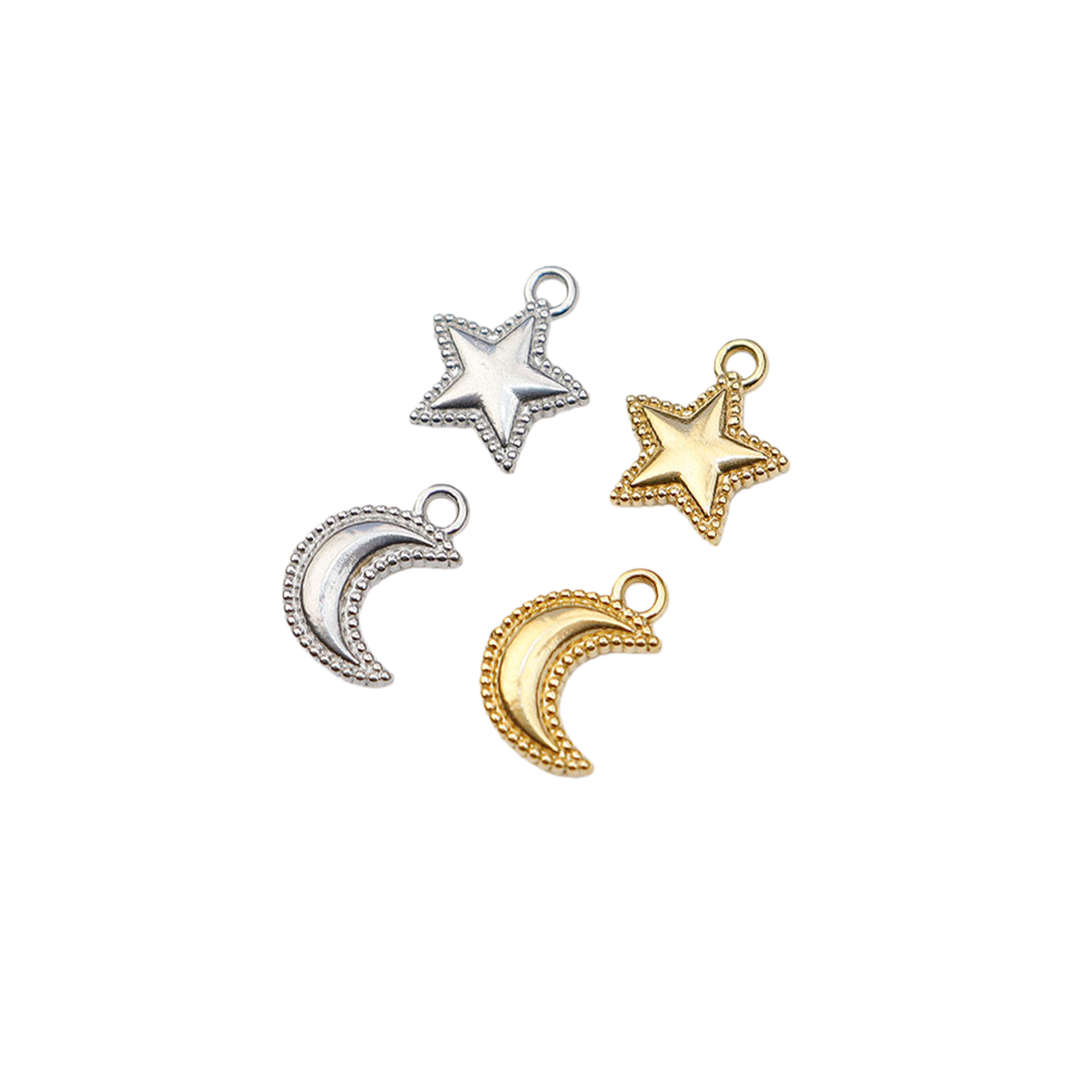 5pcs Casting Stainless Steel S - đánh giá và giá Moon Star Earrings