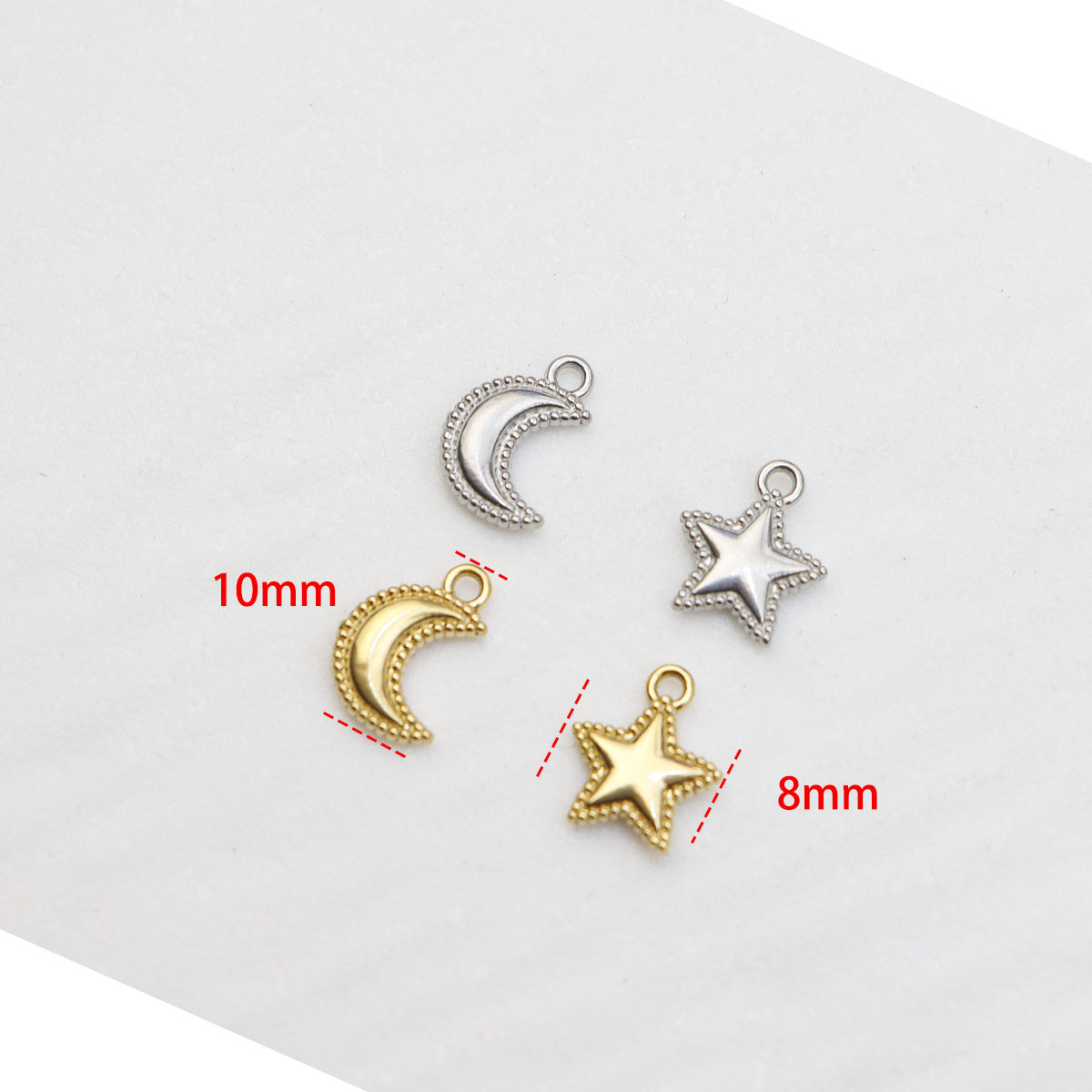 5pcs Casting Stainless Steel S - đánh giá và giá Moon Star Earrings