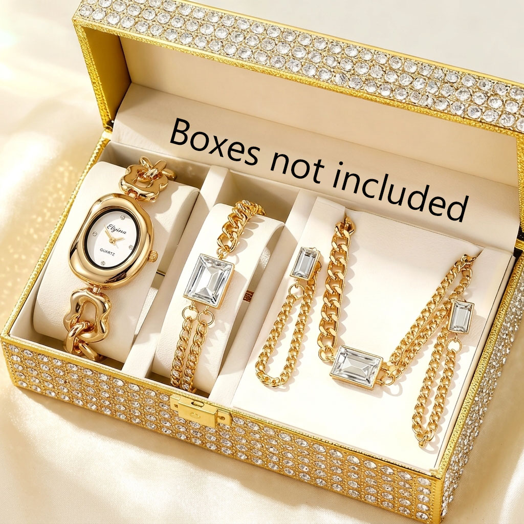 5PCS Fashion Irregular Women Q - đánh giá và giá Jewelry Box Watches Bracelets