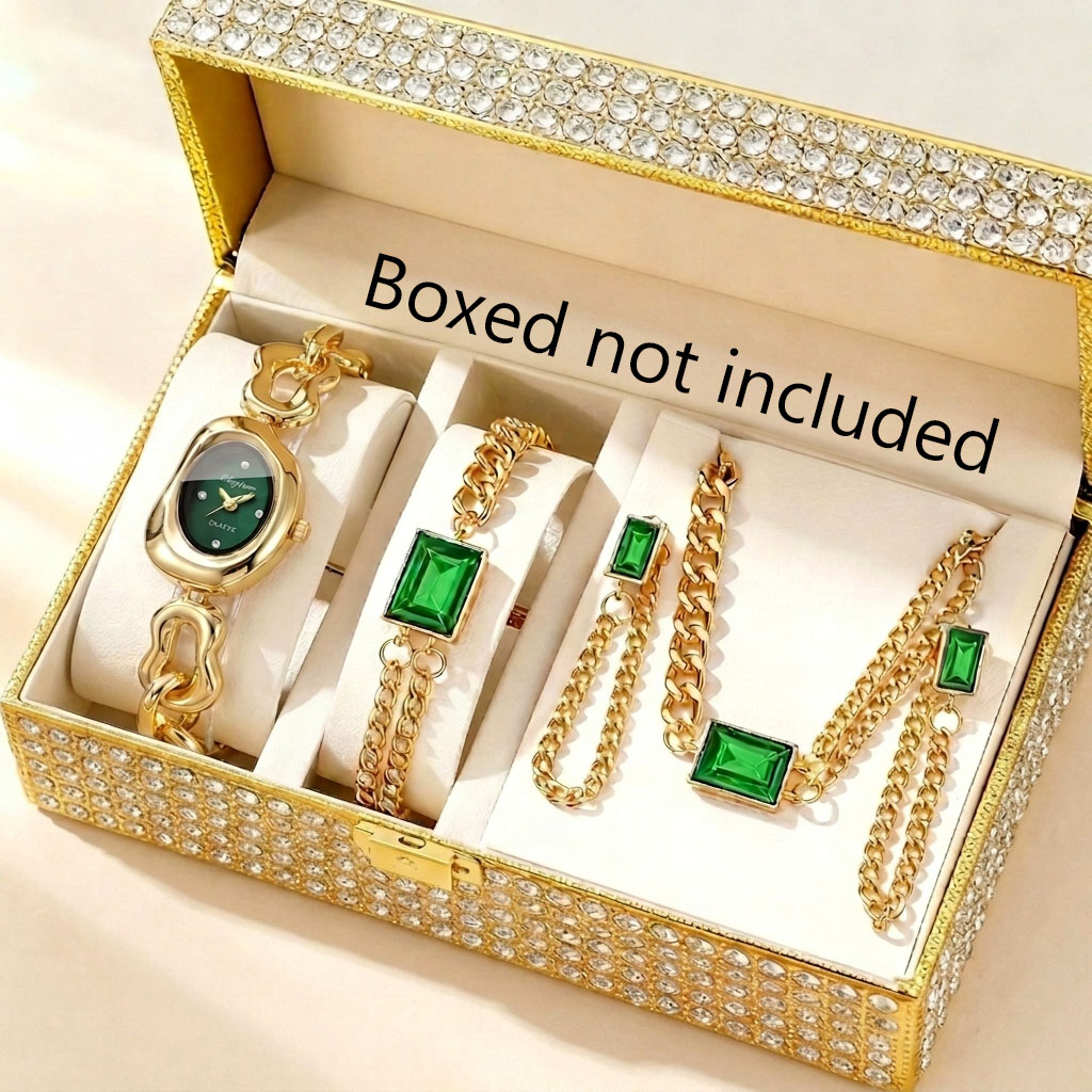 5PCS Fashion Irregular Women Q - đánh giá và giá Jewelry Box Watches Bracelets