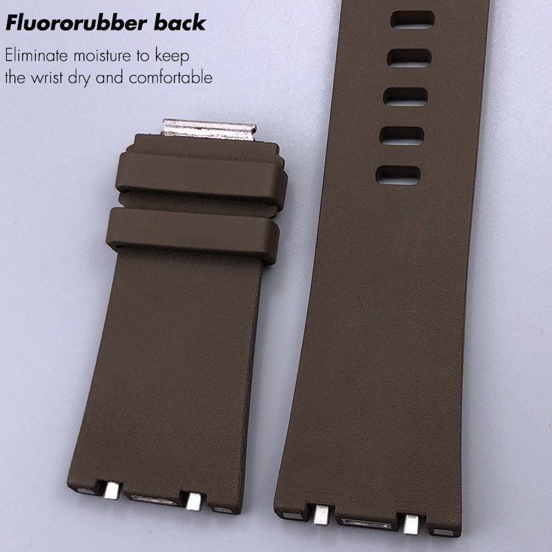 28mmX24mm High Quality FKM Flu - đánh giá và giá Audemars Piguet Watch Royal Oak