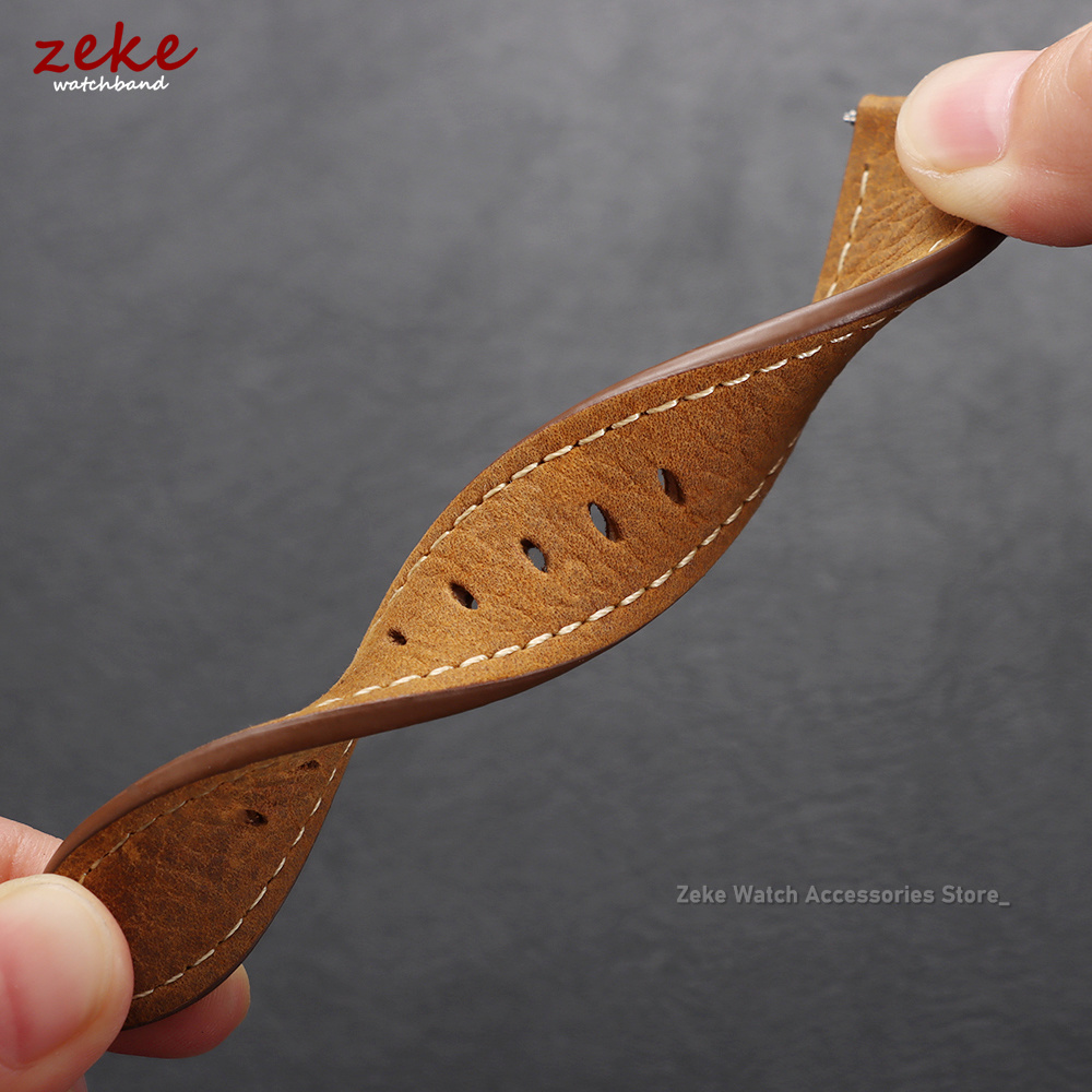 Handmade Genuine Leather Watch - đánh giá và giá Omega Watch Speedmaster