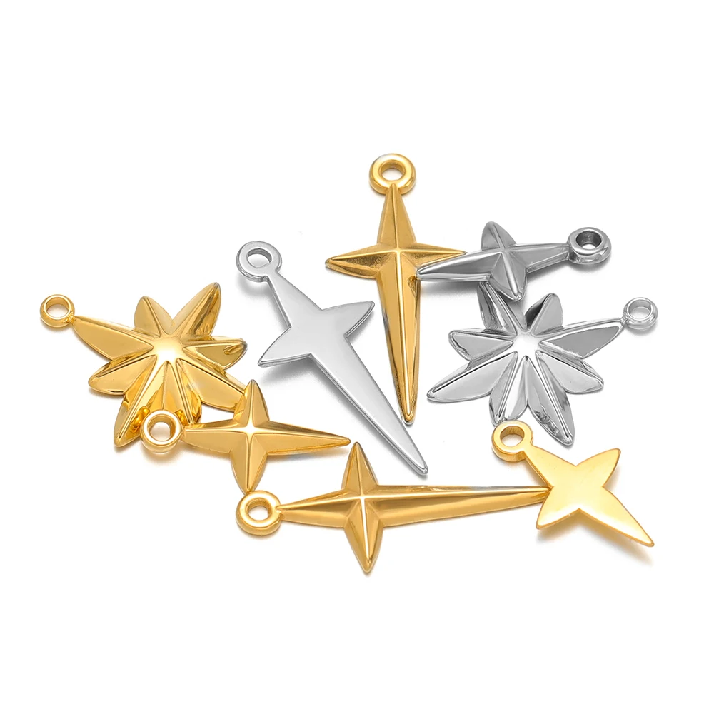 5pcs High Quality Stainless St - đánh giá và giá Moon Star Earrings
