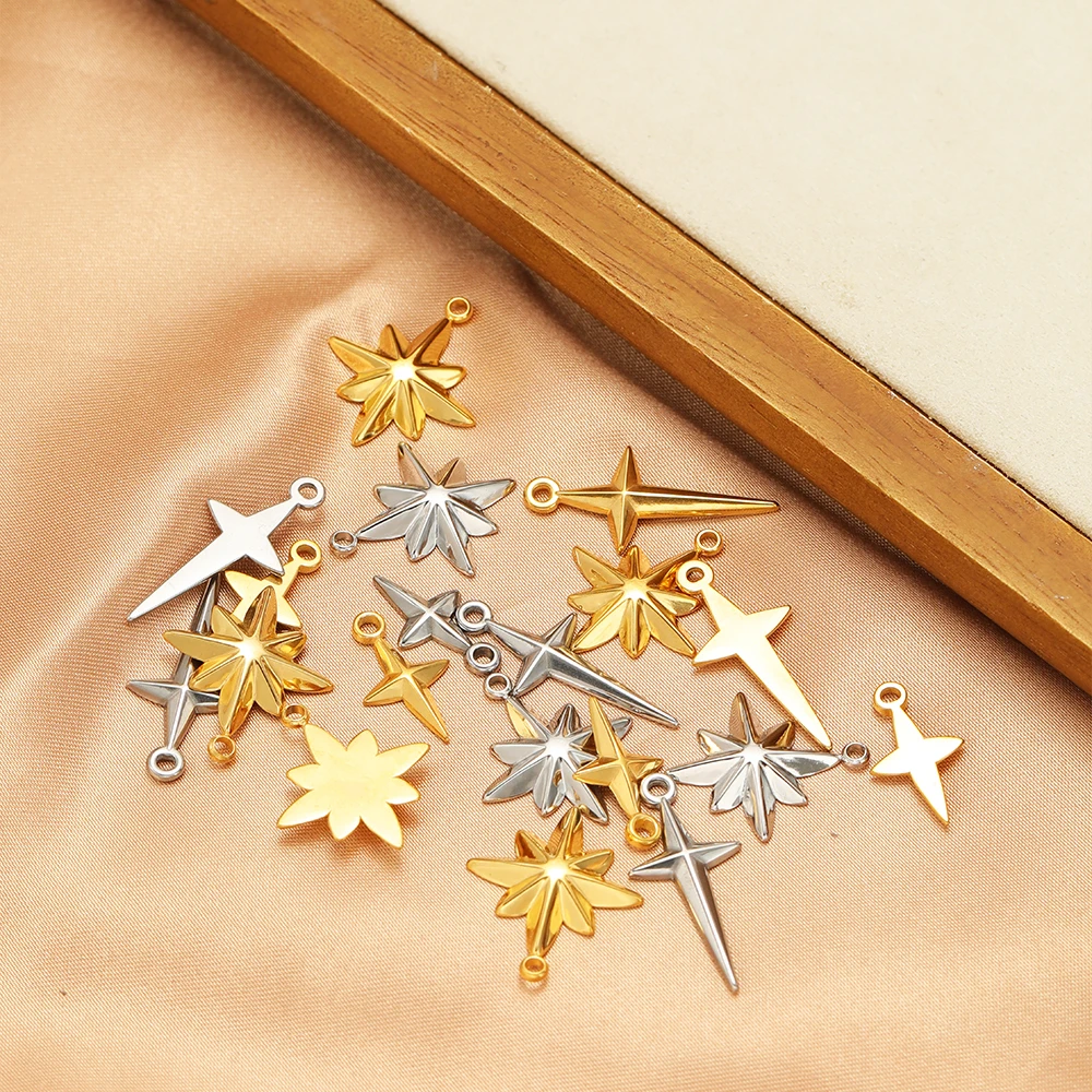 5pcs High Quality Stainless St - đánh giá và giá Moon Star Earrings